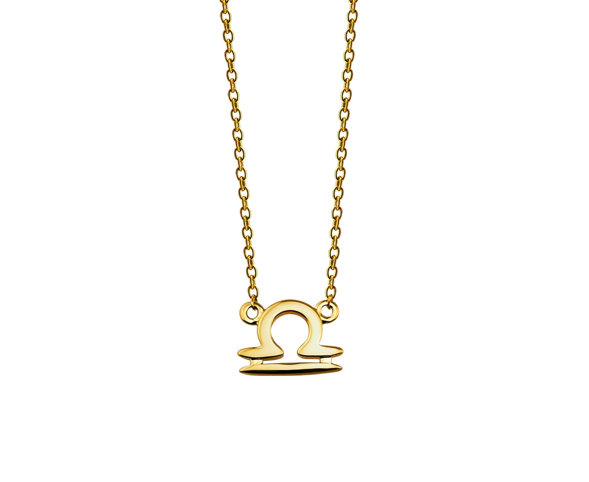 Zodiac Weegschaal Ketting Goldplated ZN010G Jwls4u-0