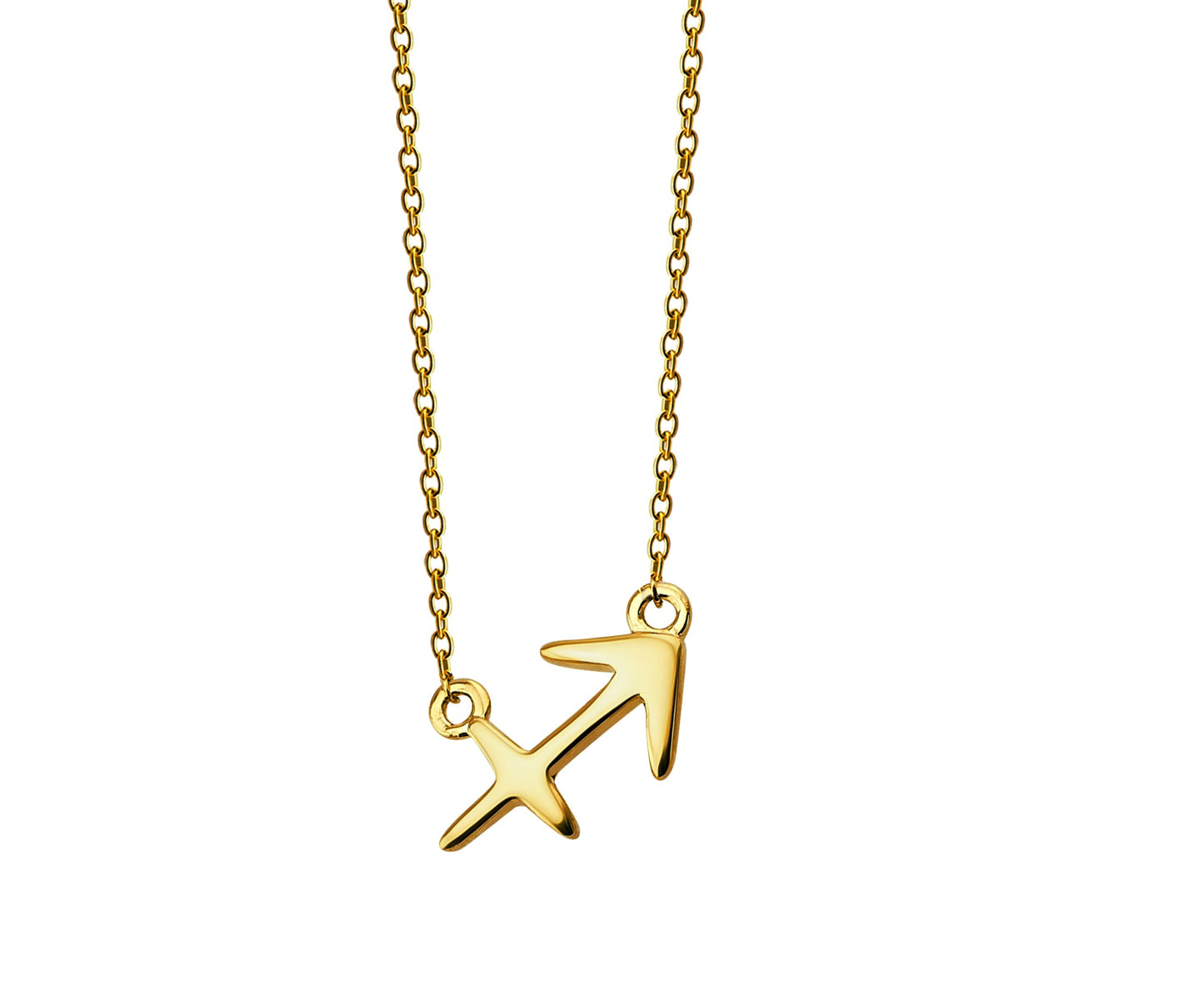 Zodiac Boogschutter Ketting Goldplated ZN012G Jwls4u-0
