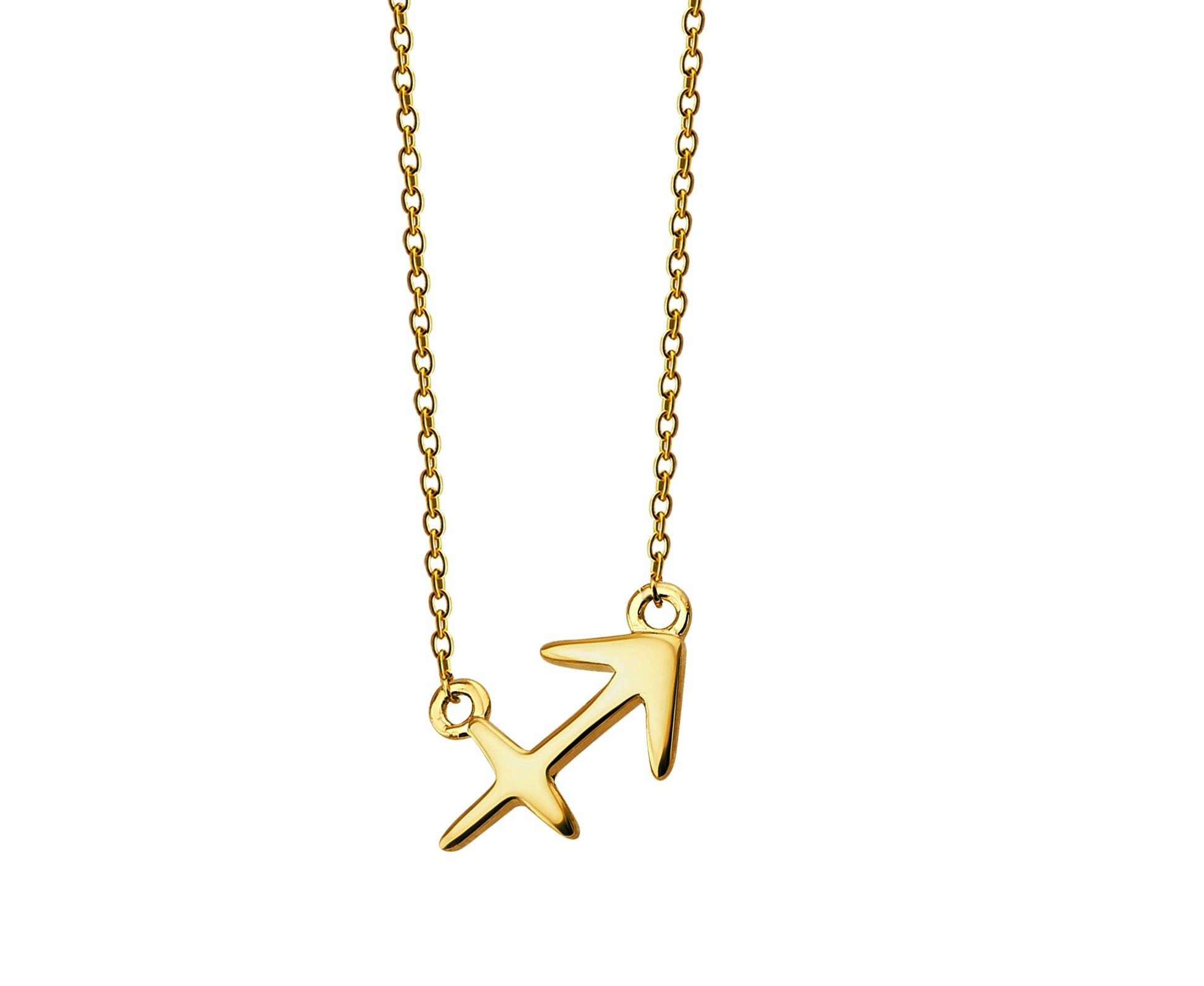 Zodiac Boogschutter Ketting Goldplated ZN012G Jwls4u-0