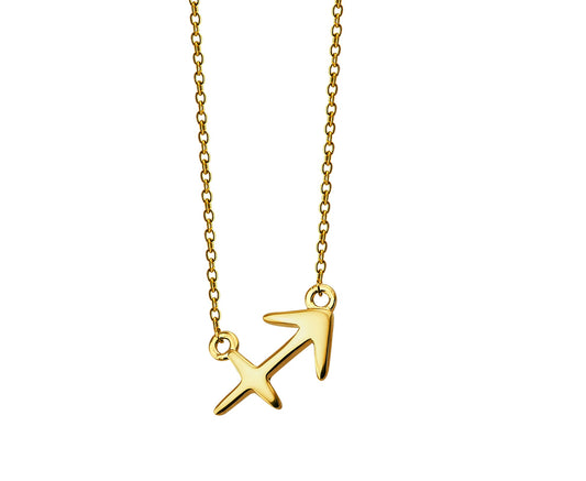 Zodiac Boogschutter Ketting Goldplated ZN012G Jwls4u-0