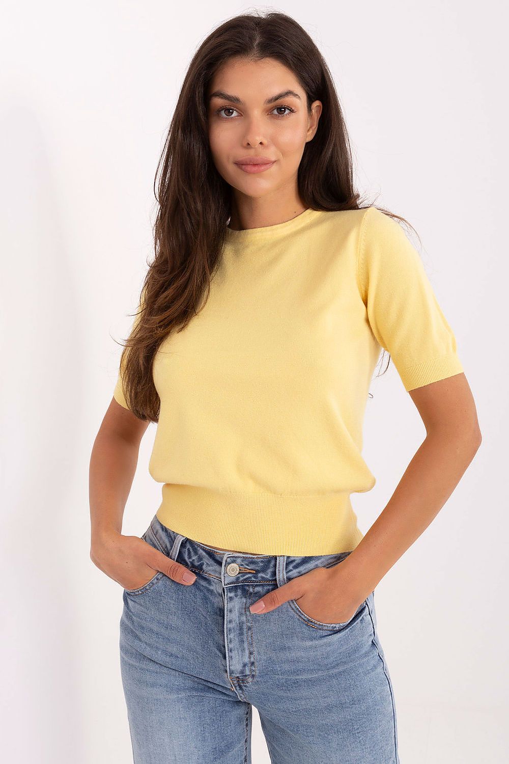  Short sleeve sweater model 217632 Factory Price 