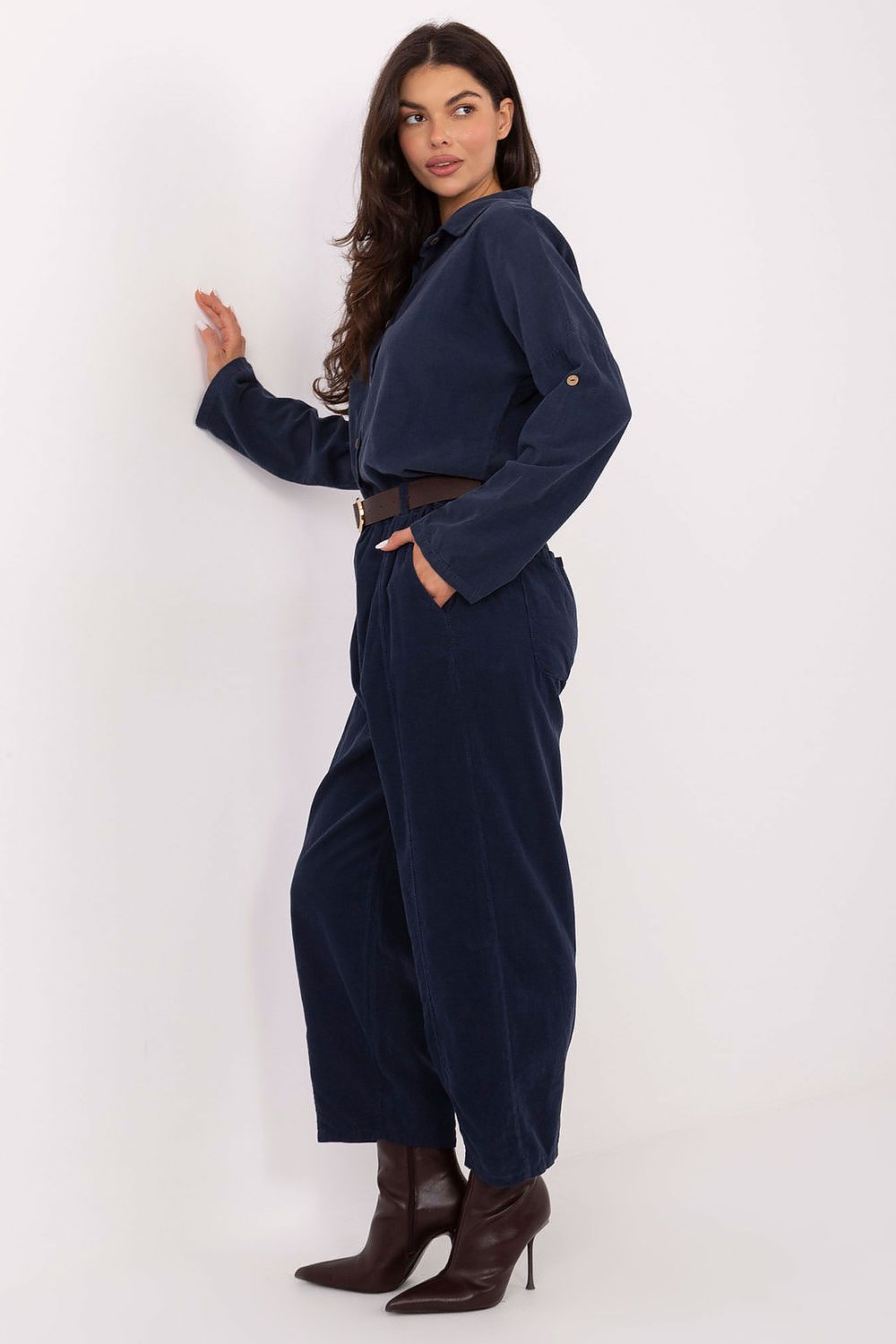  Women trousers model 220818 Italy Moda 