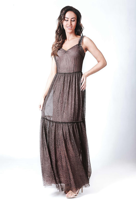  Long dress model 184332 Marselini 