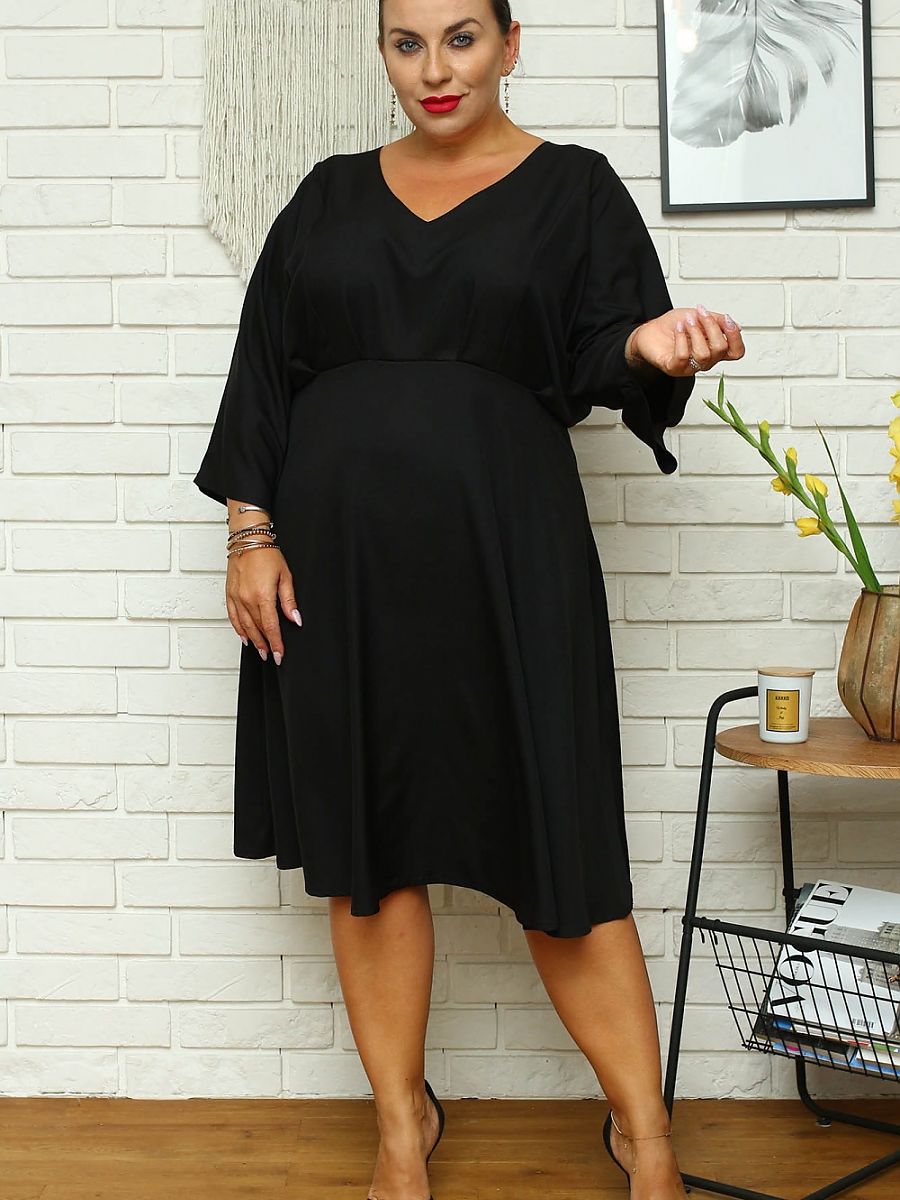 Plus size dress model 168959 Karko-1