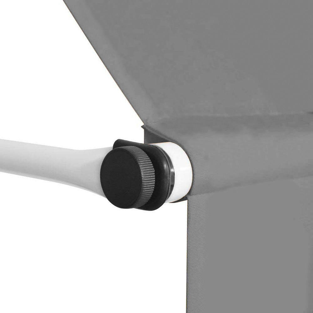 Rolovací markýza, šedá, 250x120 cm-1