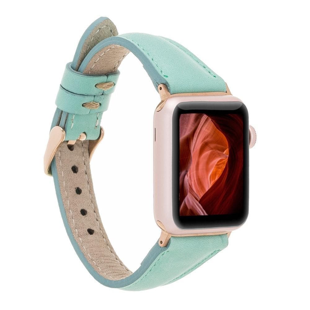 Ripon Classic Slim Apple Watch Leather Straps-9