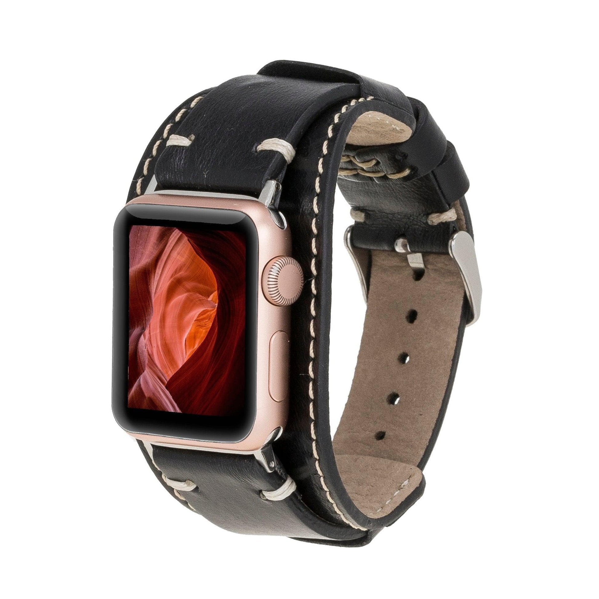 Salford Cuff Apple Watch Leather Straps-6